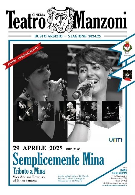 [TEATRO] SEMPLICEMENTE MINA [MANZONI]